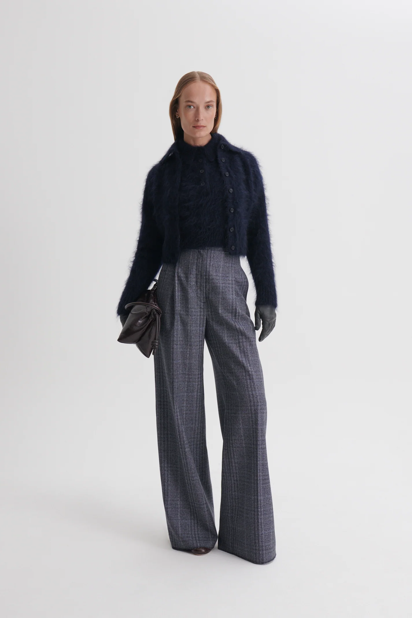 BRUSHED MOHAIR SHIRT CARDIGAN - Image 4