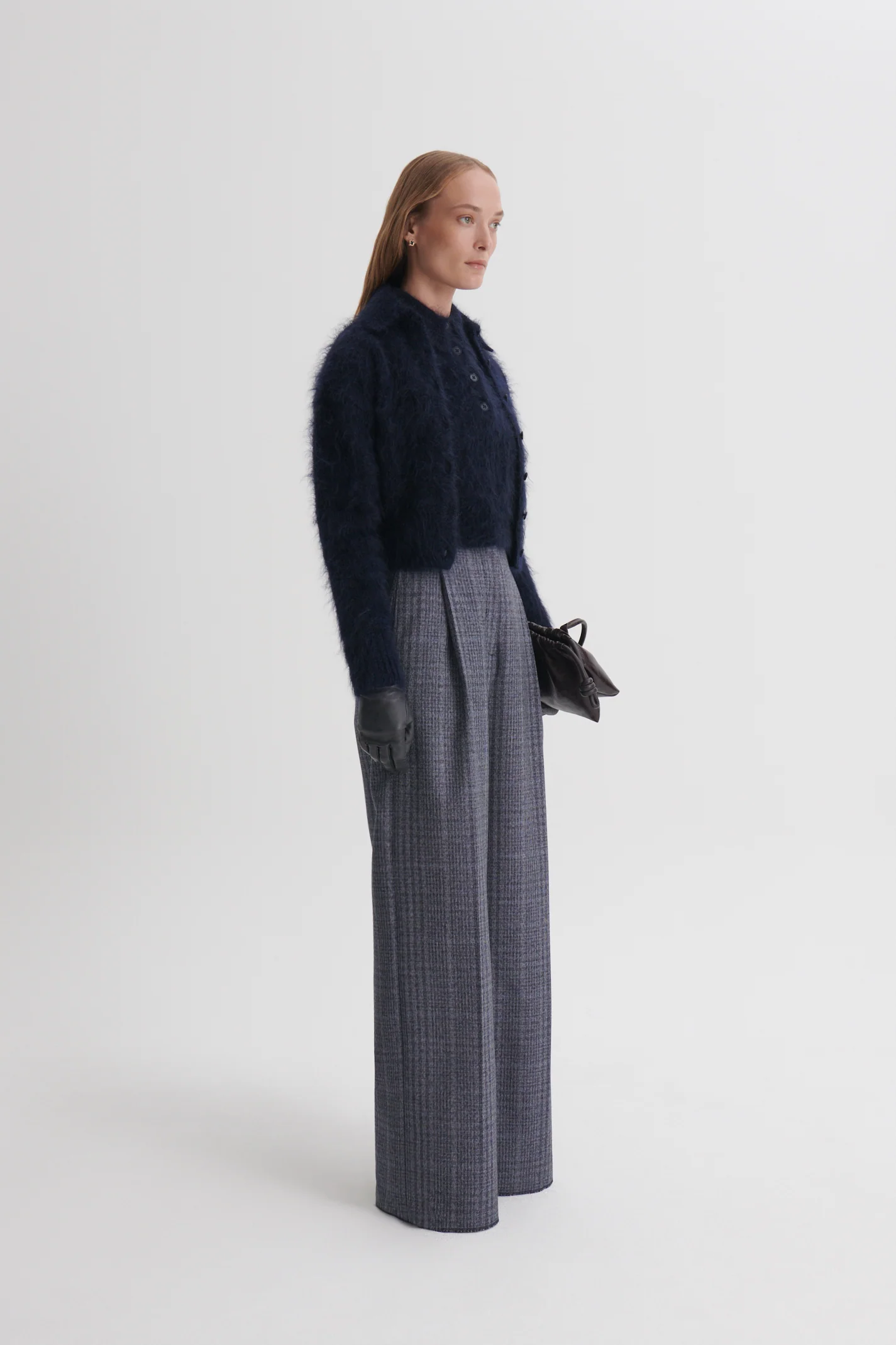 BRUSHED MOHAIR SHIRT CARDIGAN - Image 5