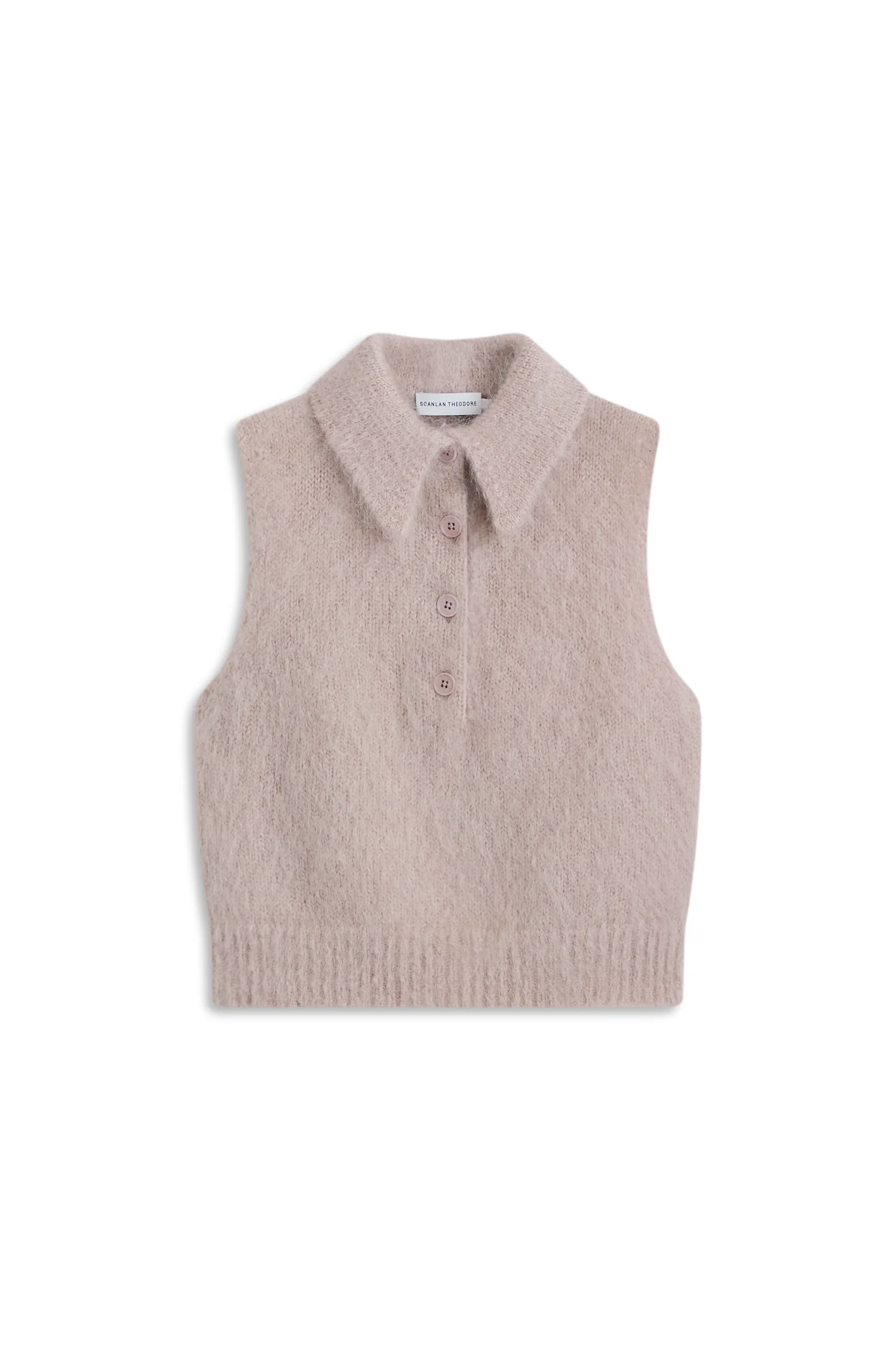 BRUSHED MOHAIR SHIRT TANK - Image 2