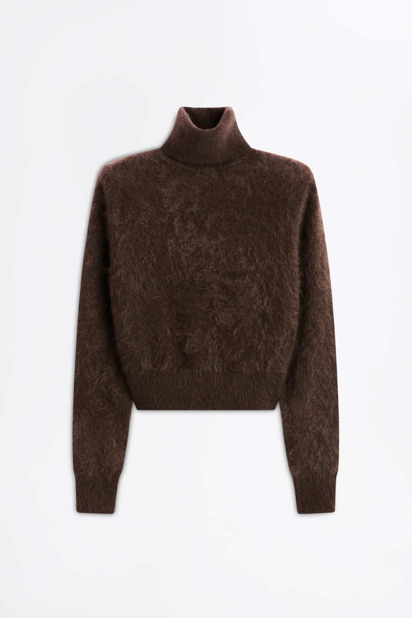 BRUSHED WOOL SHOULDER PAD SWEATER - Image 2