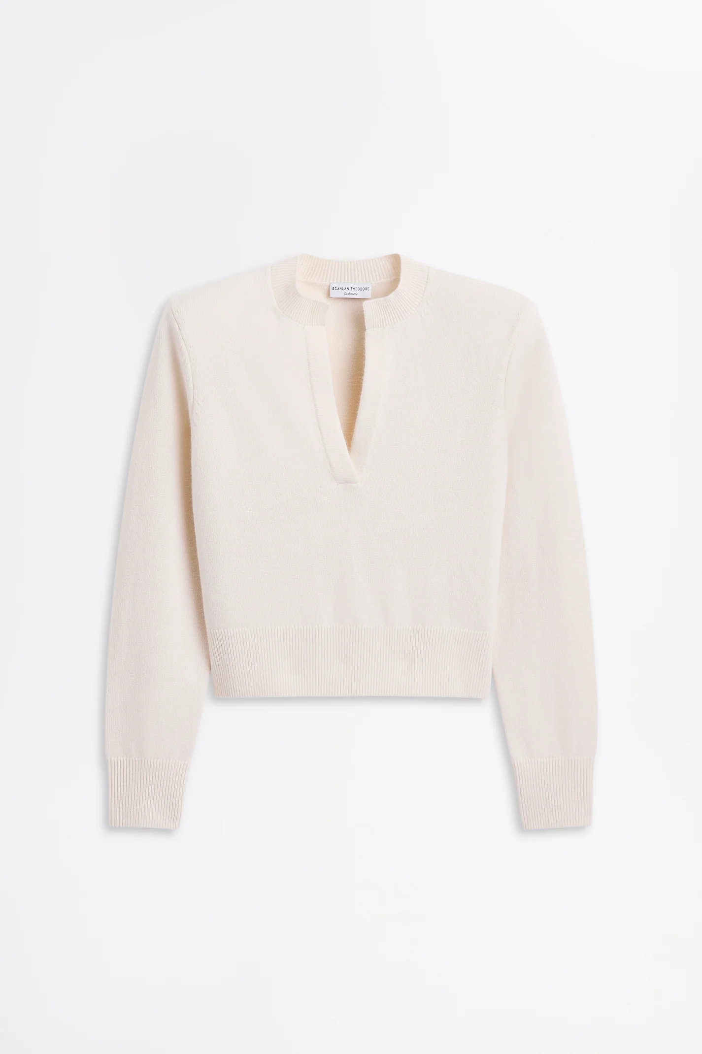 CASHMERE PLACKET SWEATER - Image 2