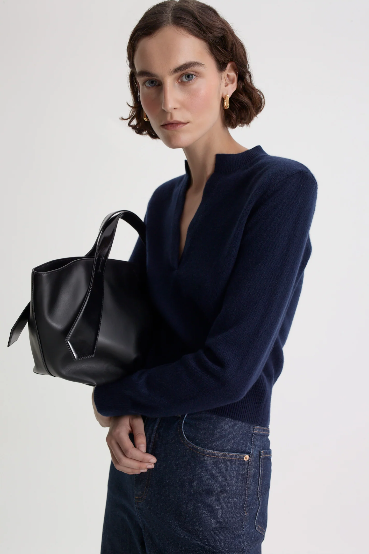 CASHMERE PLACKET SWEATER - Image 3