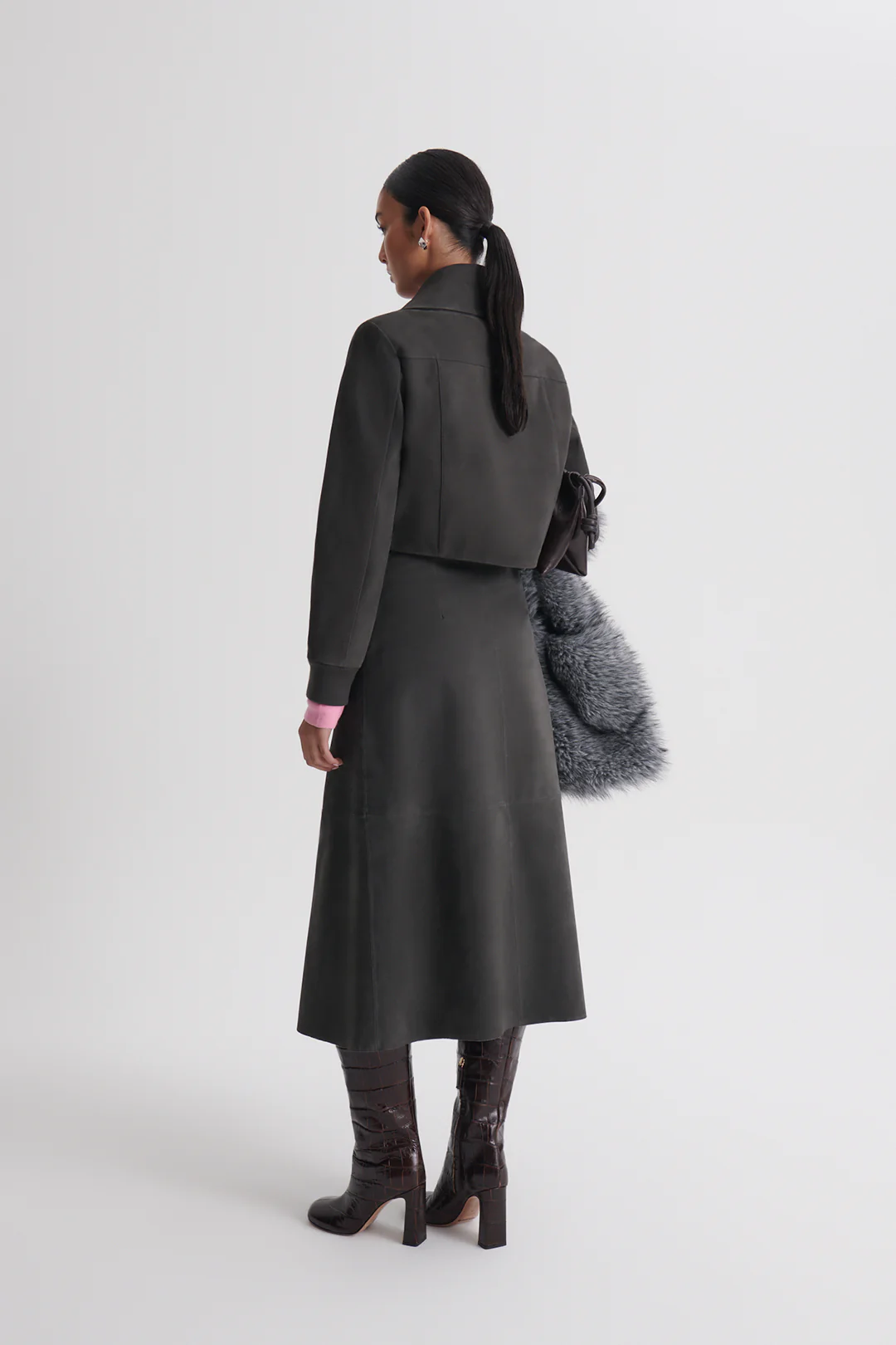 CROPPED PATCH POCKET JACKET - Image 6