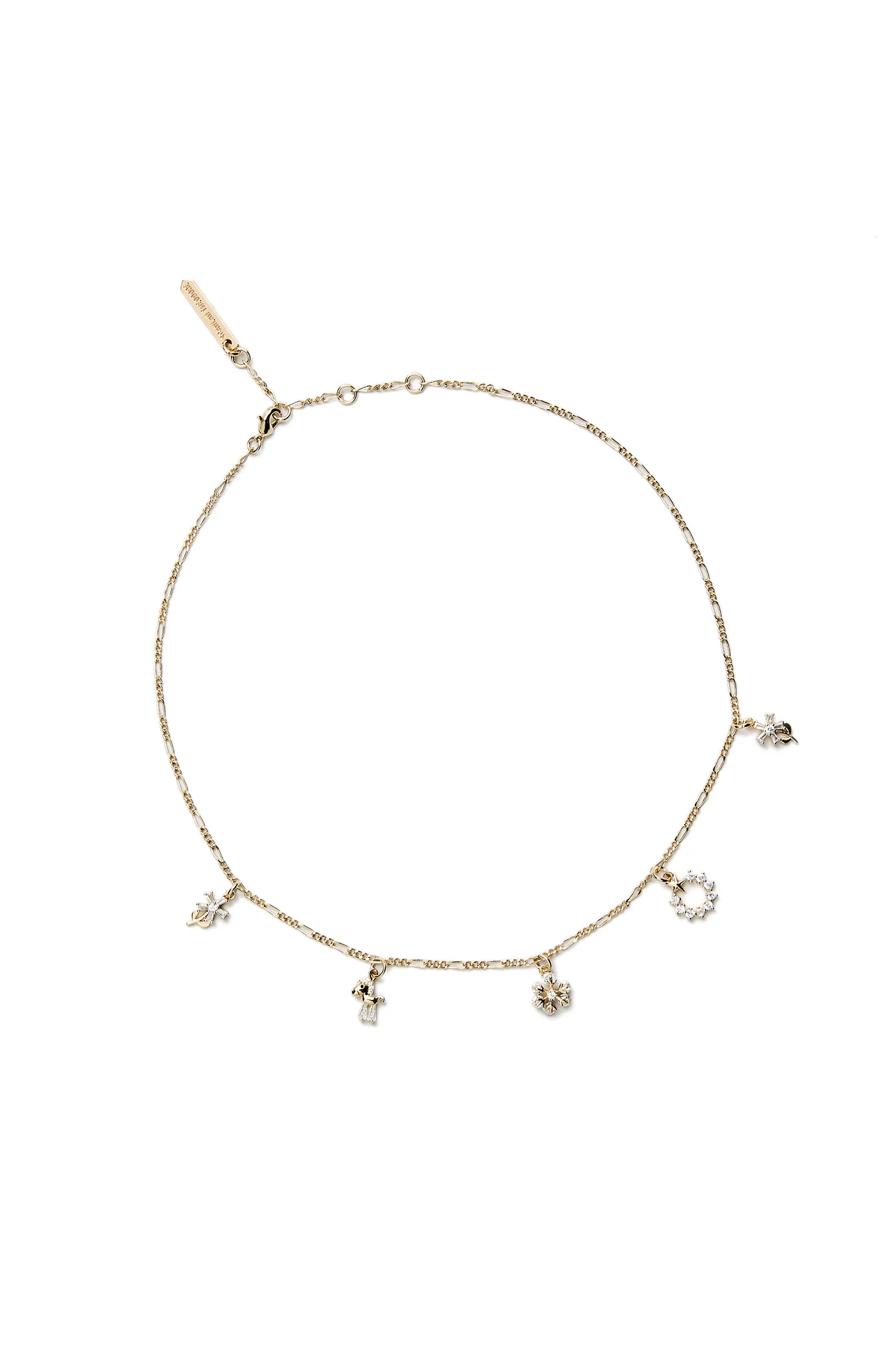 CRYSTAL CHARMS CHOKER