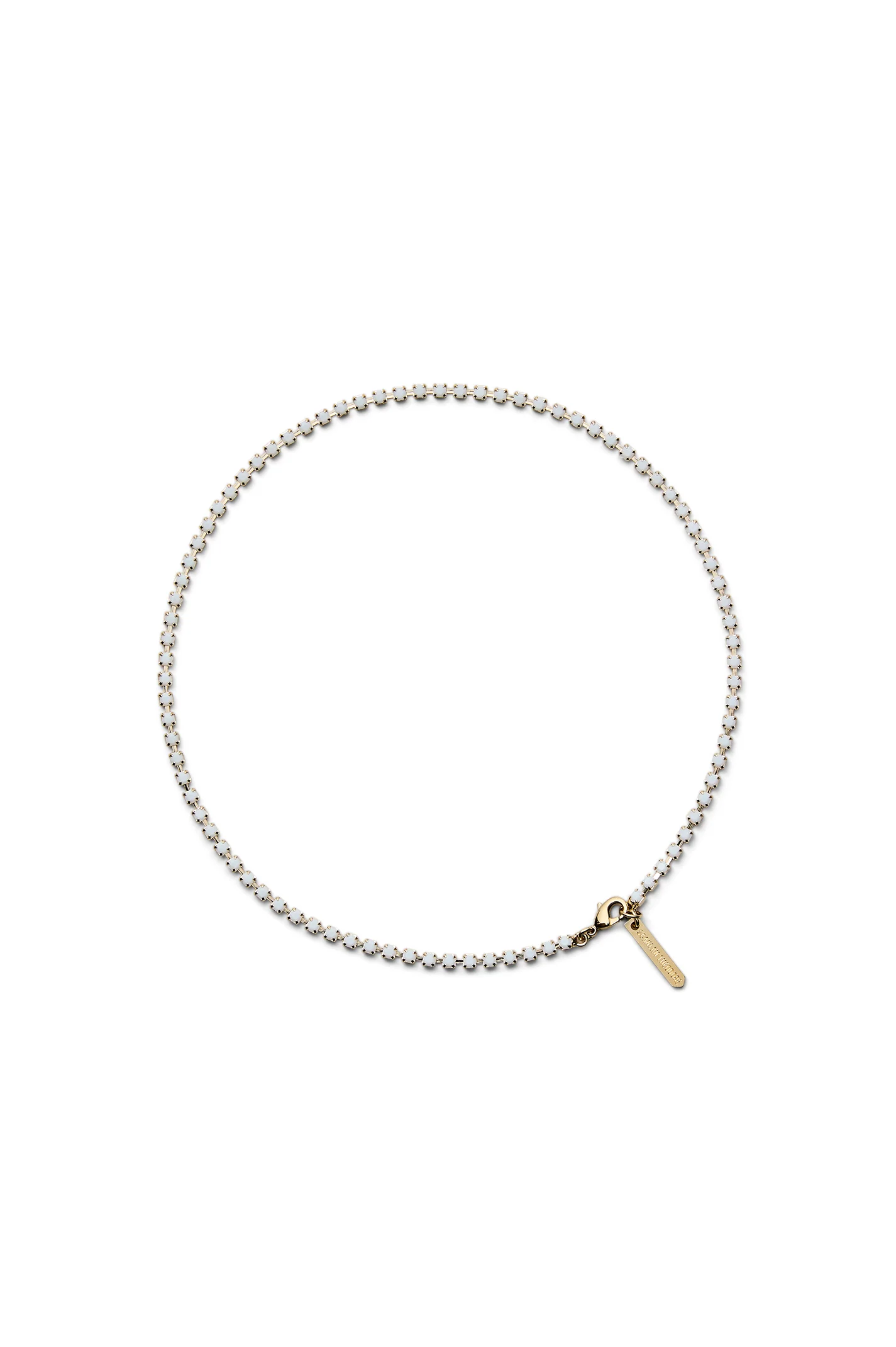 ITALIAN OPAL STRASS FINE CHOKER - Image 2