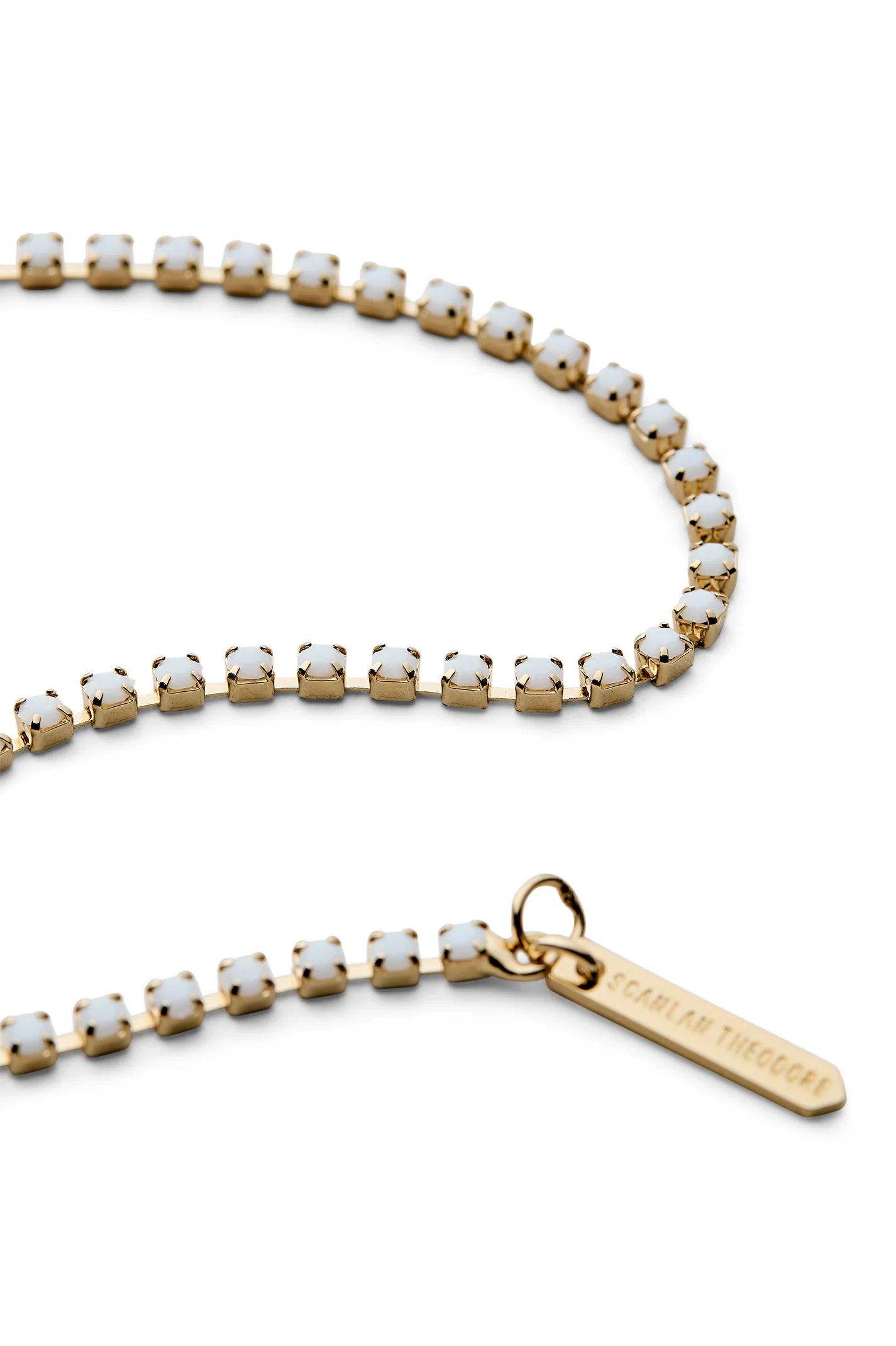 ITALIAN OPAL STRASS FINE CHOKER - Image 4