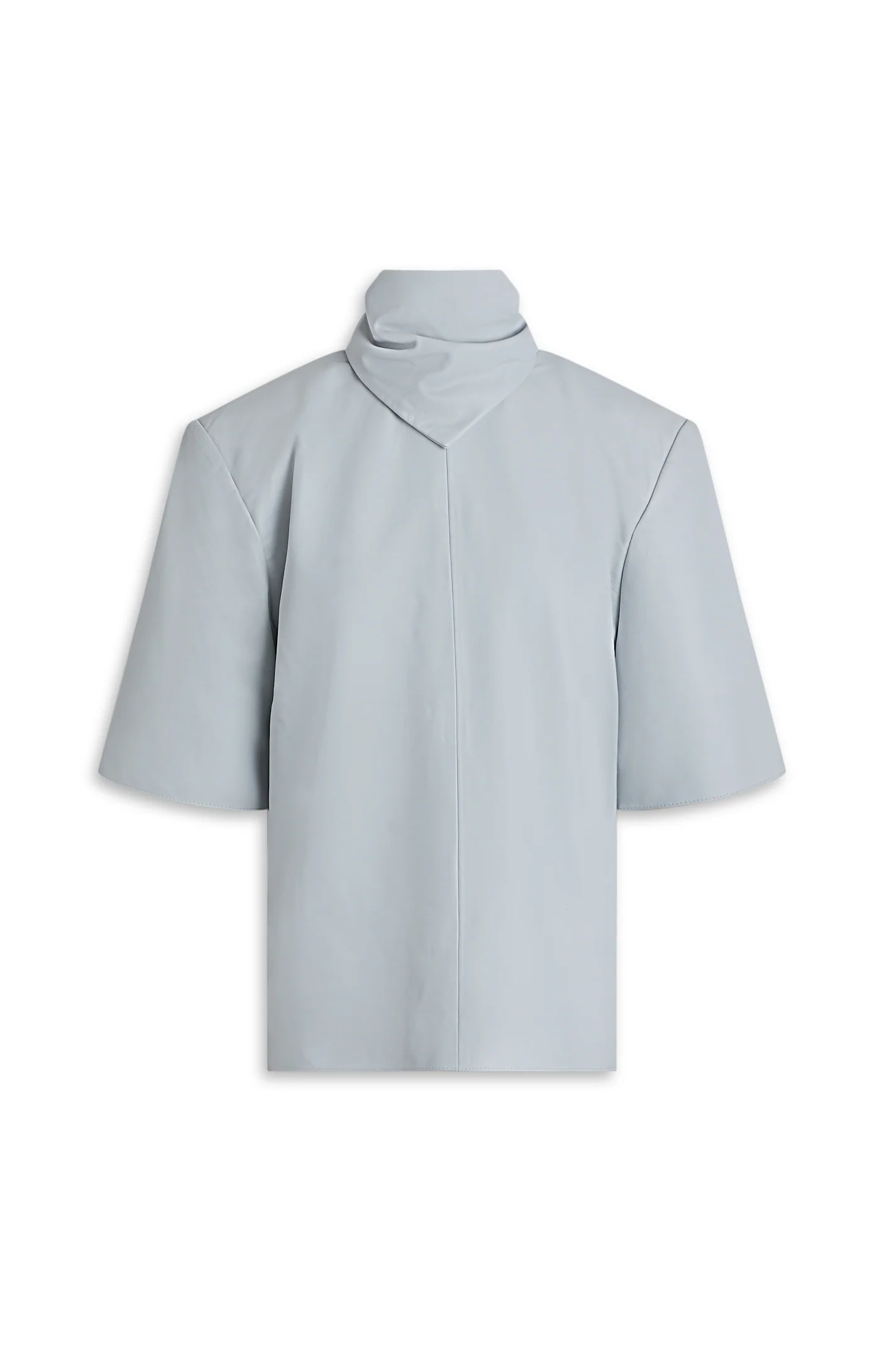 LEATHER CRAVAT TOP - Image 2