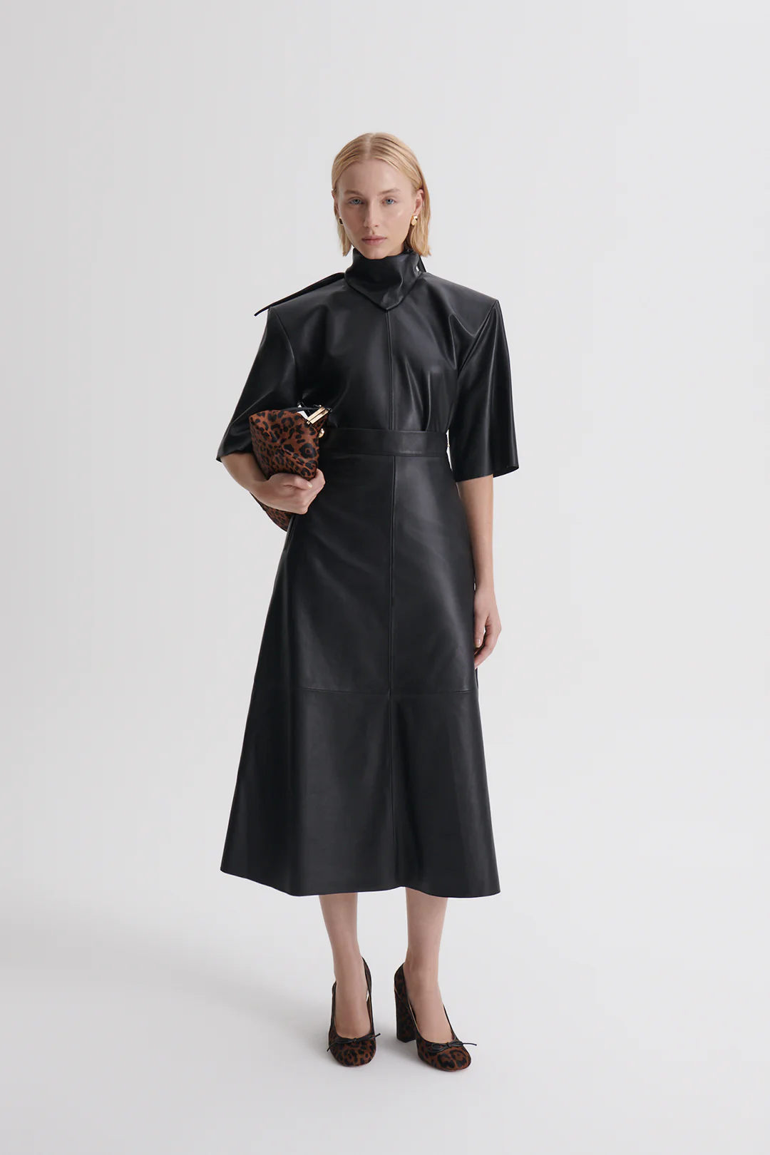 LEATHER LONG SKIRT - Image 3