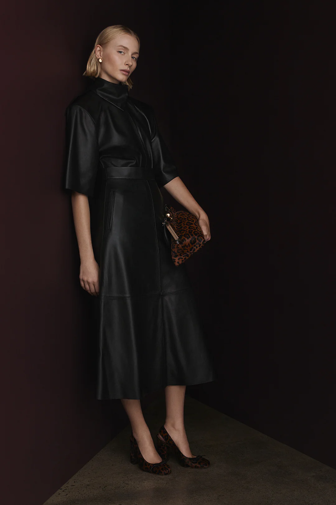 LEATHER LONG SKIRT - Image 8
