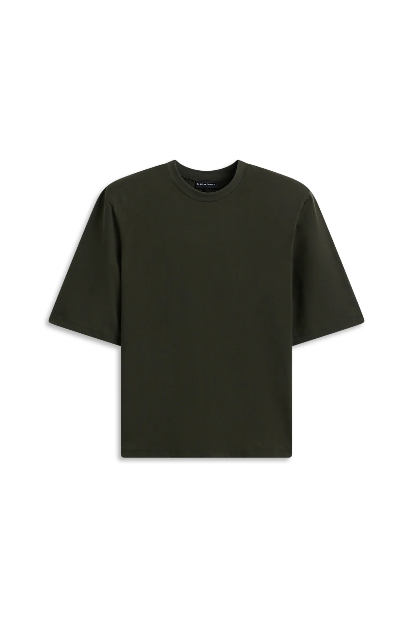 MERCERISED OVERSIZE SHOULDER PAD TEE - Image 2