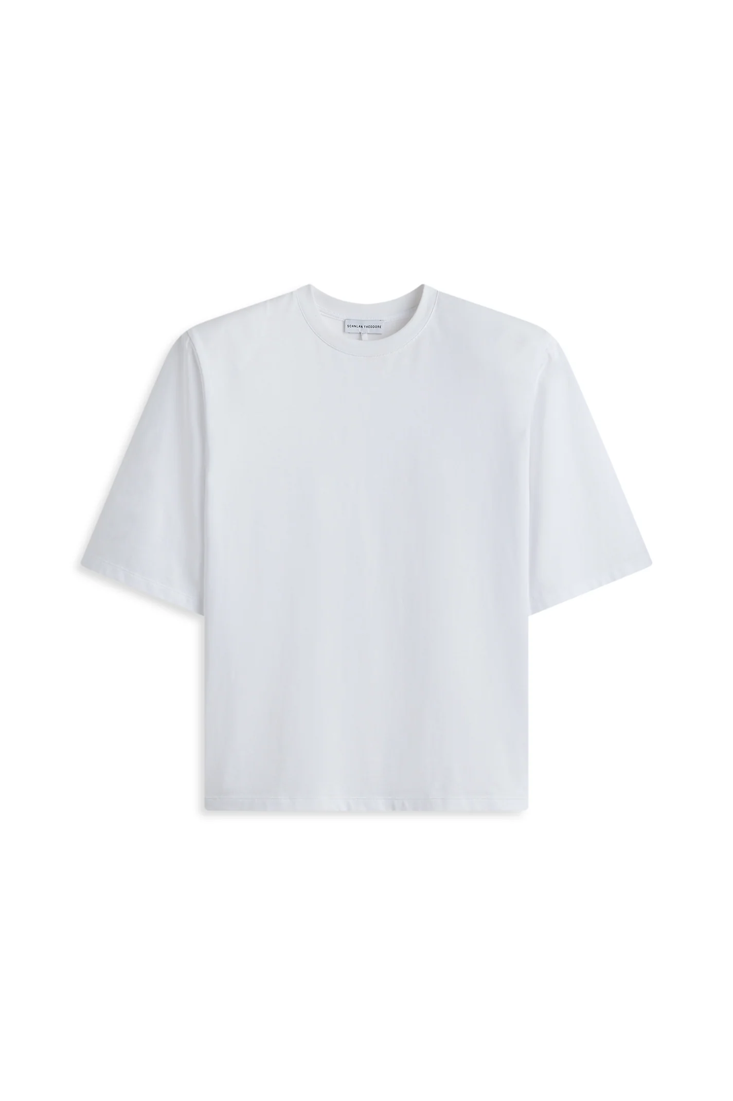 MERCERISED OVERSIZE SHOULDER PAD TEE - Image 2