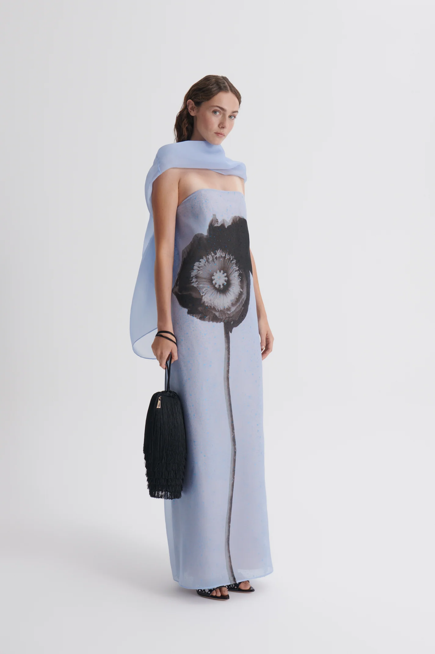 SILK ORGANZA POPPY GOWN - Image 5