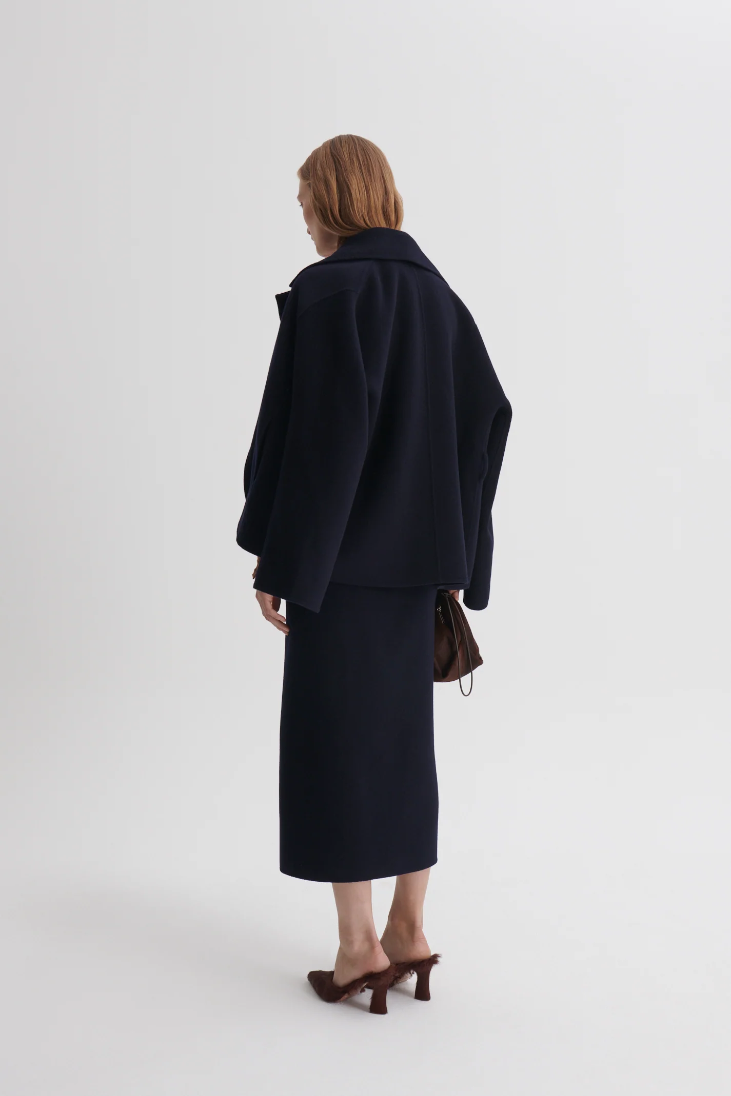WOOL DRAPED SKIRT - Image 4