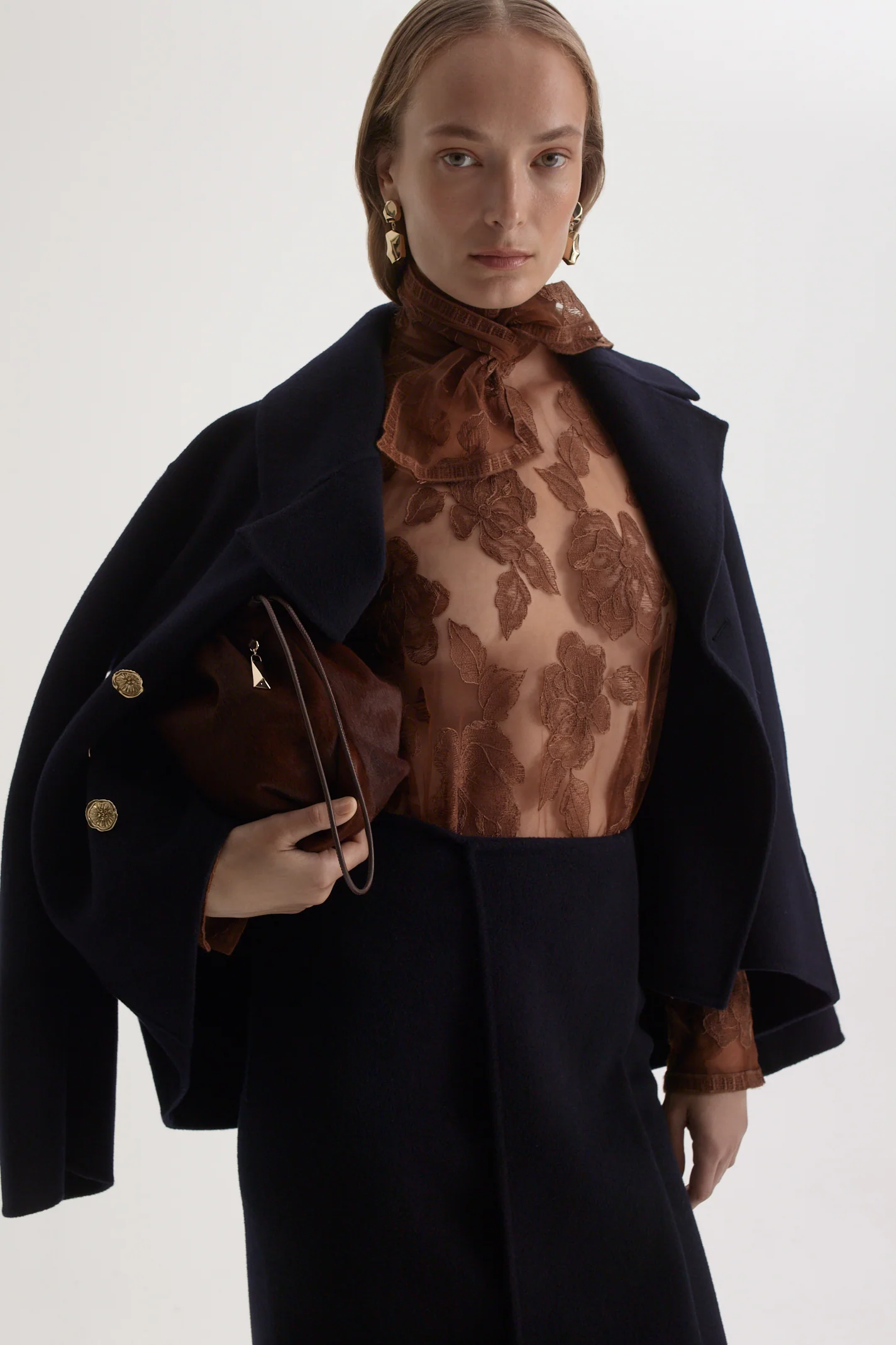WOOL DRAPED SKIRT - Image 7